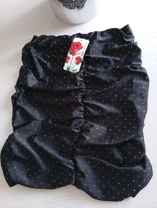 Spódnica marszczona dżety one size nowa butik