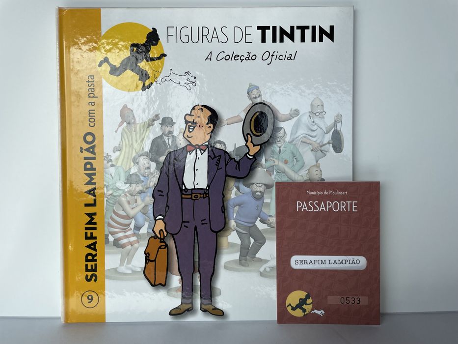 Figuras tintin 2 livros da serie