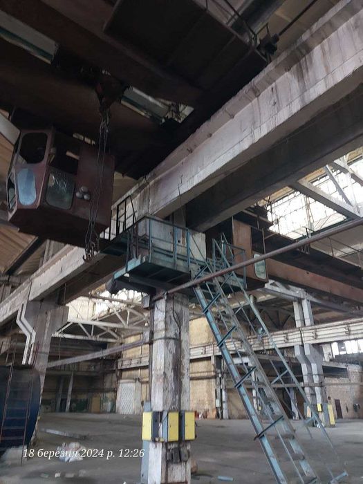 Виробн.-складське 3500м2, крани 10т, заїде фура, Н-10м, велика потужн.