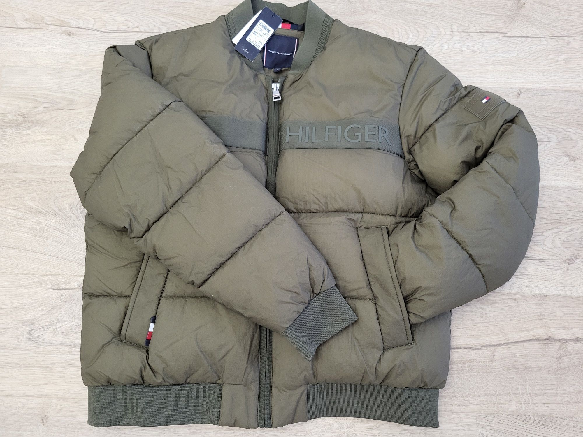 Kurtka Tommy Hilfiger r.XL, khaki, nowa z metkami, calvin