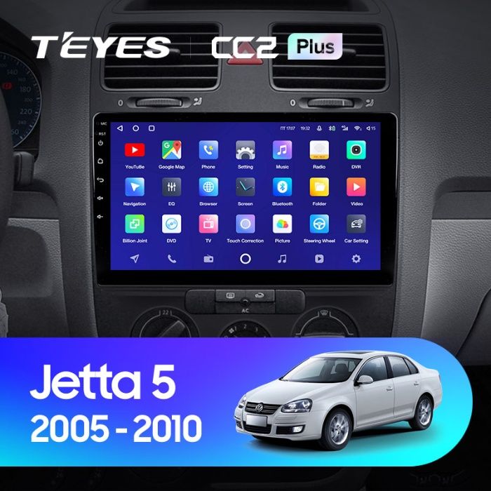 Штатная магнитола TEYES  CC2+ Volkswagen Jetta 5 2005-2010