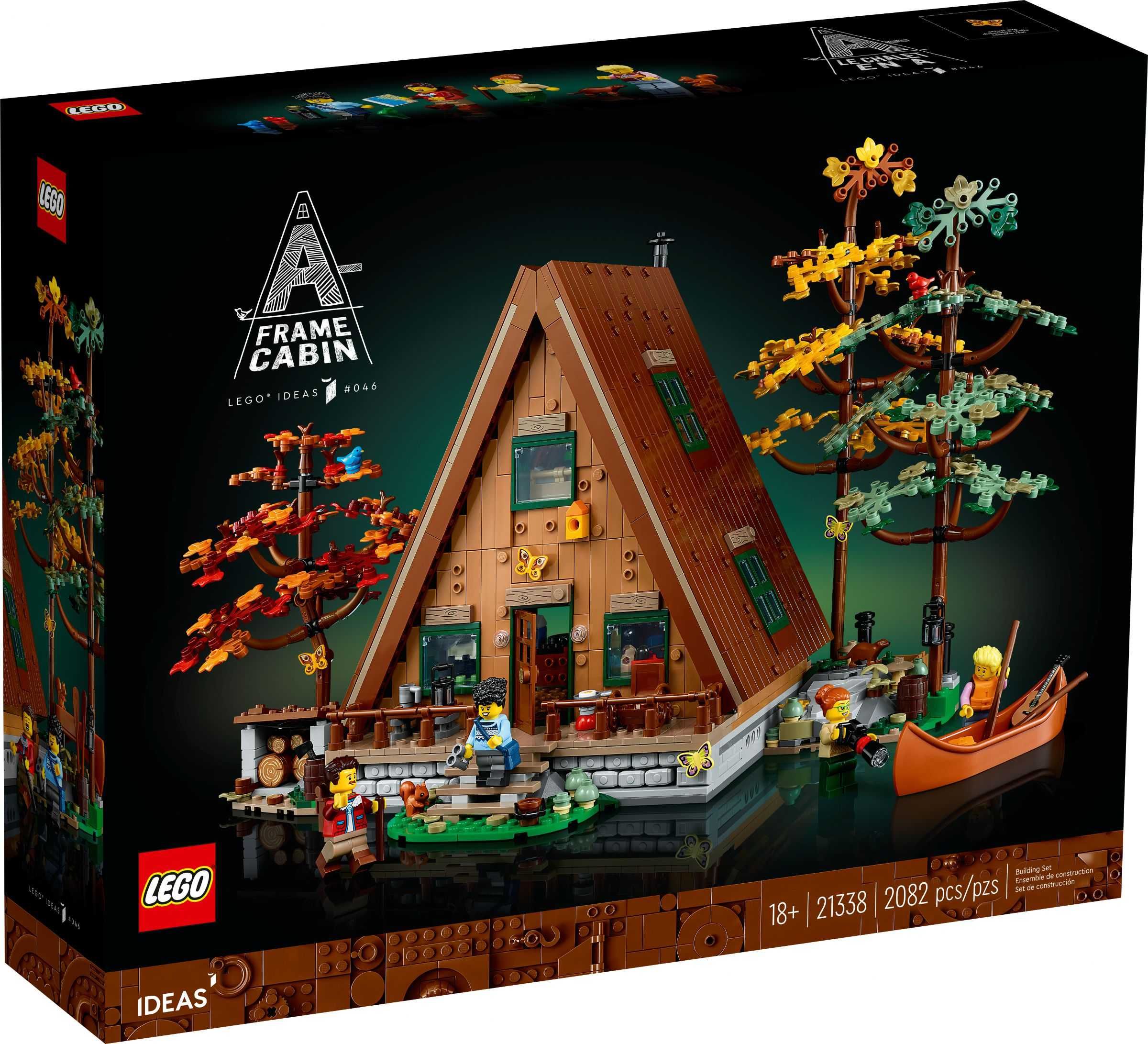 nowe klocki LEGO 21338 Ideas - Chatka w kształcie litery A