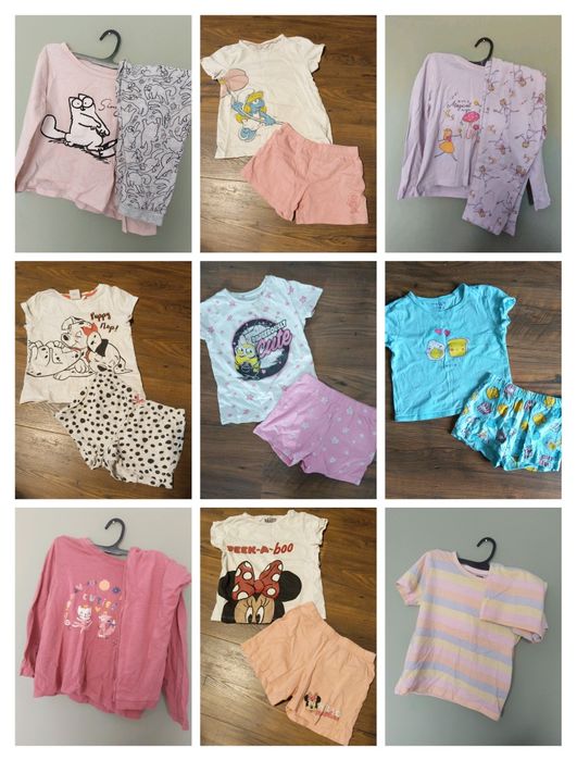 Zestaw piżam dla dziewczynki 98/104