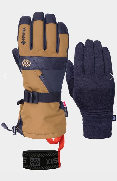 Luvas snowboard ski 686 Gore Tex Smarty 3 em 1 Gauntlet.