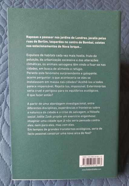 Zoocities; Animais Selvagens na Cidade - Joëlle Zask