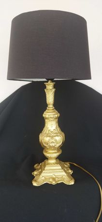 Лампа настольная.Старинная.Металл с покрытием.50 см.Франция