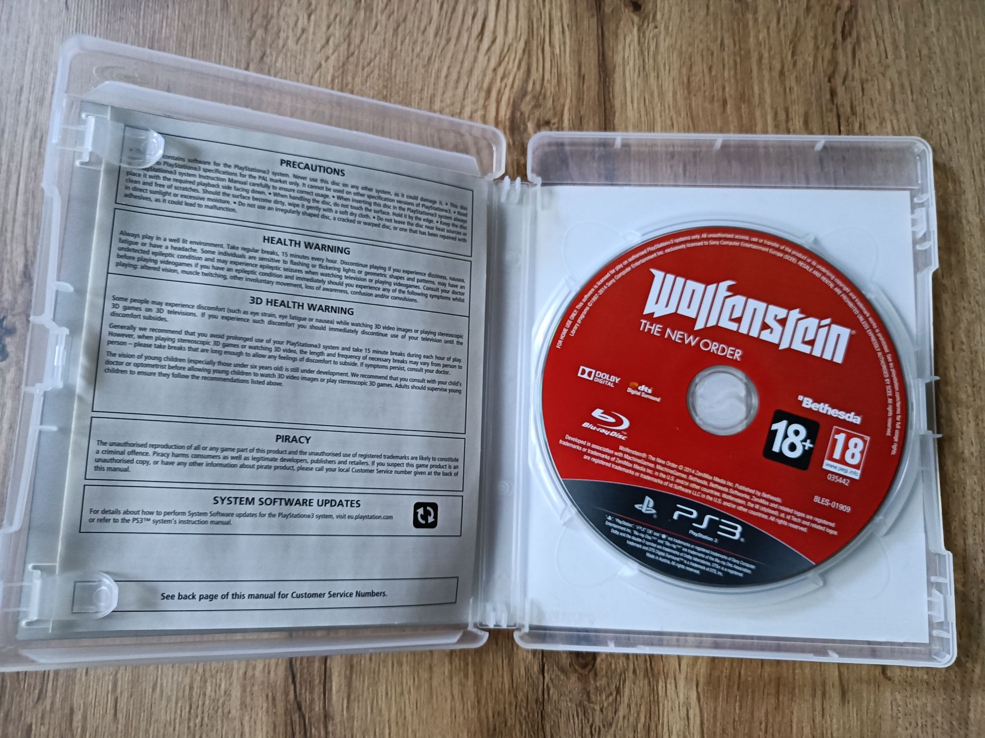 Wolfenstein The New Order PS3 (PL)