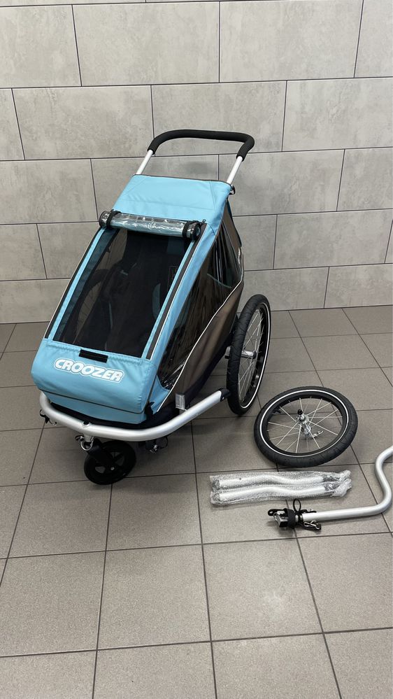 Przyczepka rowerowa jednoosobowa Croozer Kid plus For 1 z amortyzacja