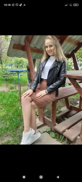 Куртка косуха Pull and Bear