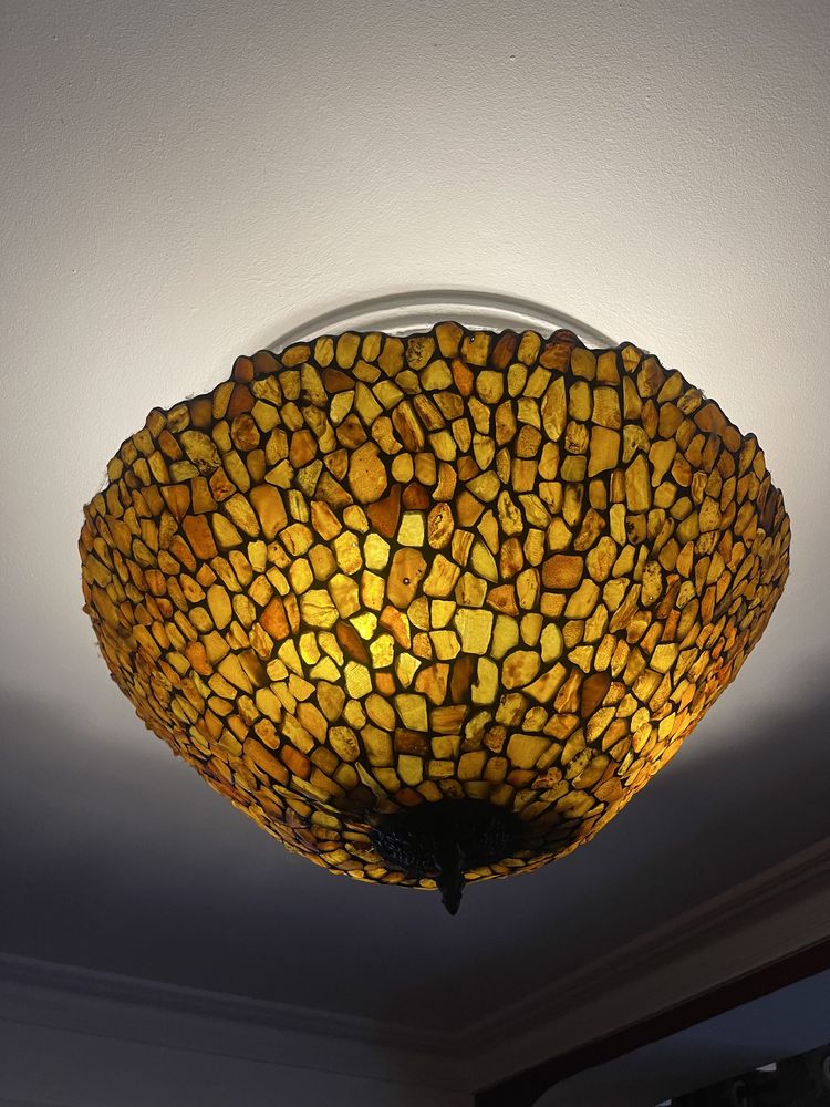 Sprzedam lampe bursztynowa na sufit