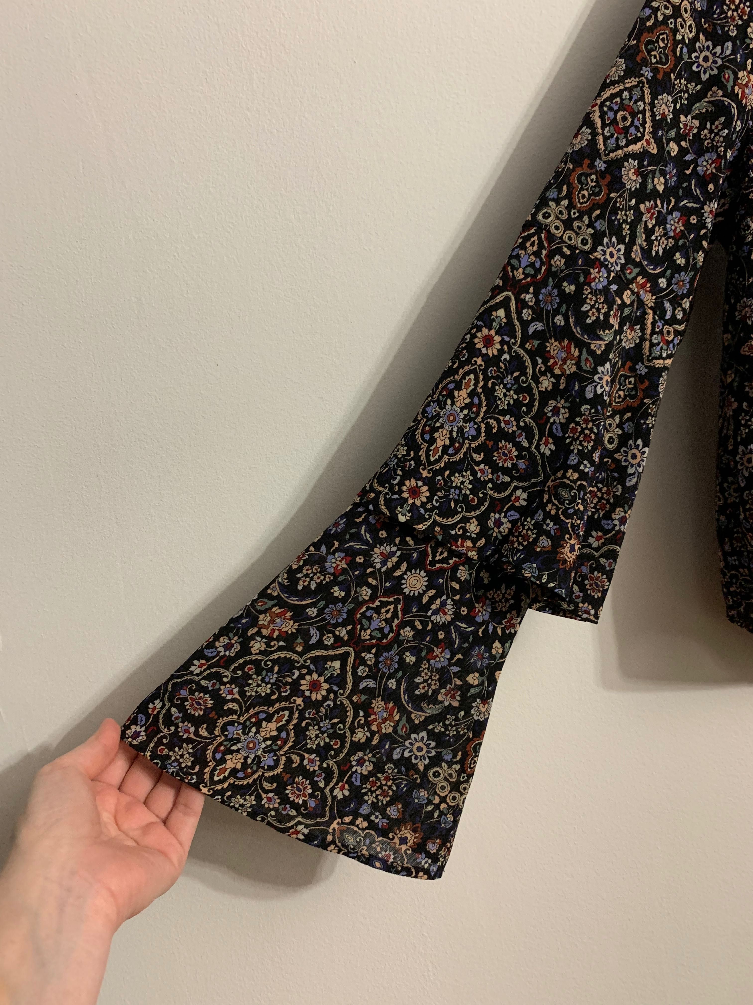 Bluzka boho z orientalnym wzorem