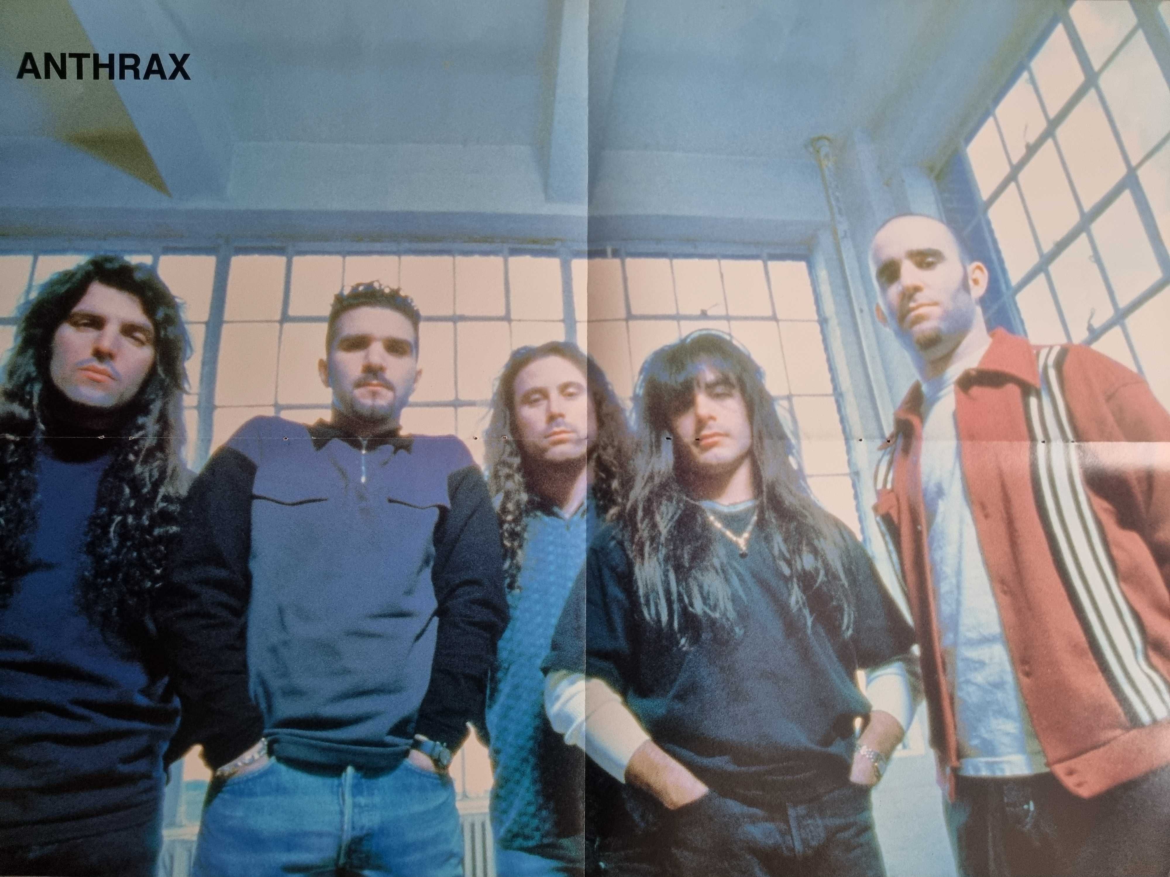 UNIKAT! Metal Hammer 2/1996 - Deep Purple, Plakaty: Anthrax, Illusion