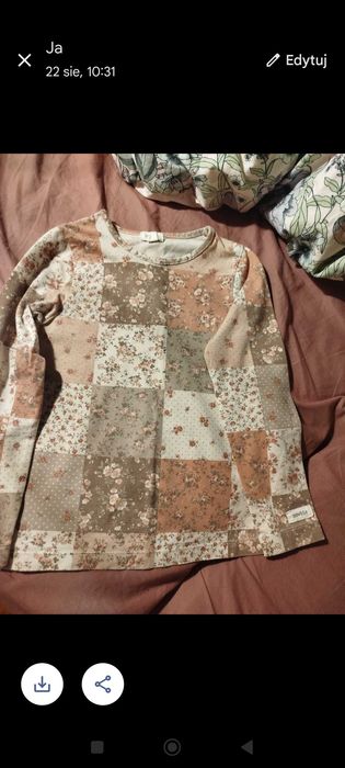 Zestaw bluzka 110/116 newbie
