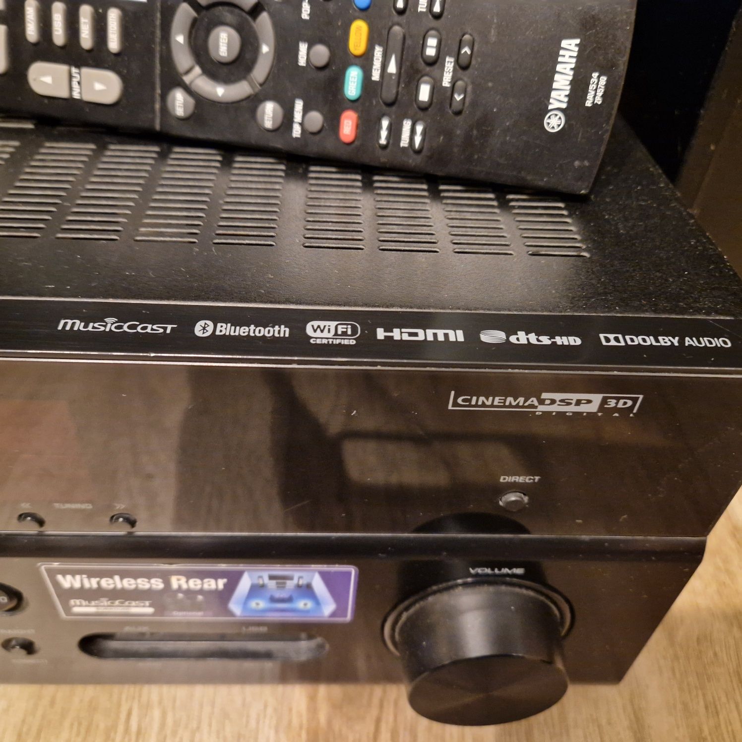 Kino domowe amplituner YAMAHA RXV 485B