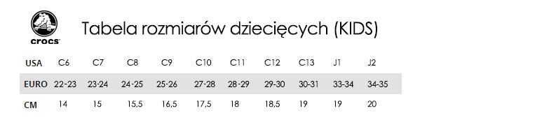 Kozaki dziecięce crocs