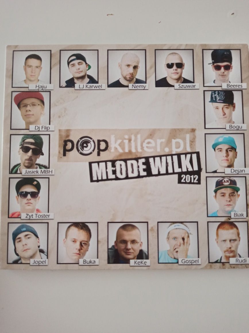 Popkiller- Młode wilki 2012. Kękę, buka, rap cd