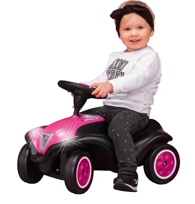 Jeździk Odpychacz BIG Bobby Car Next różowy – brak elem.