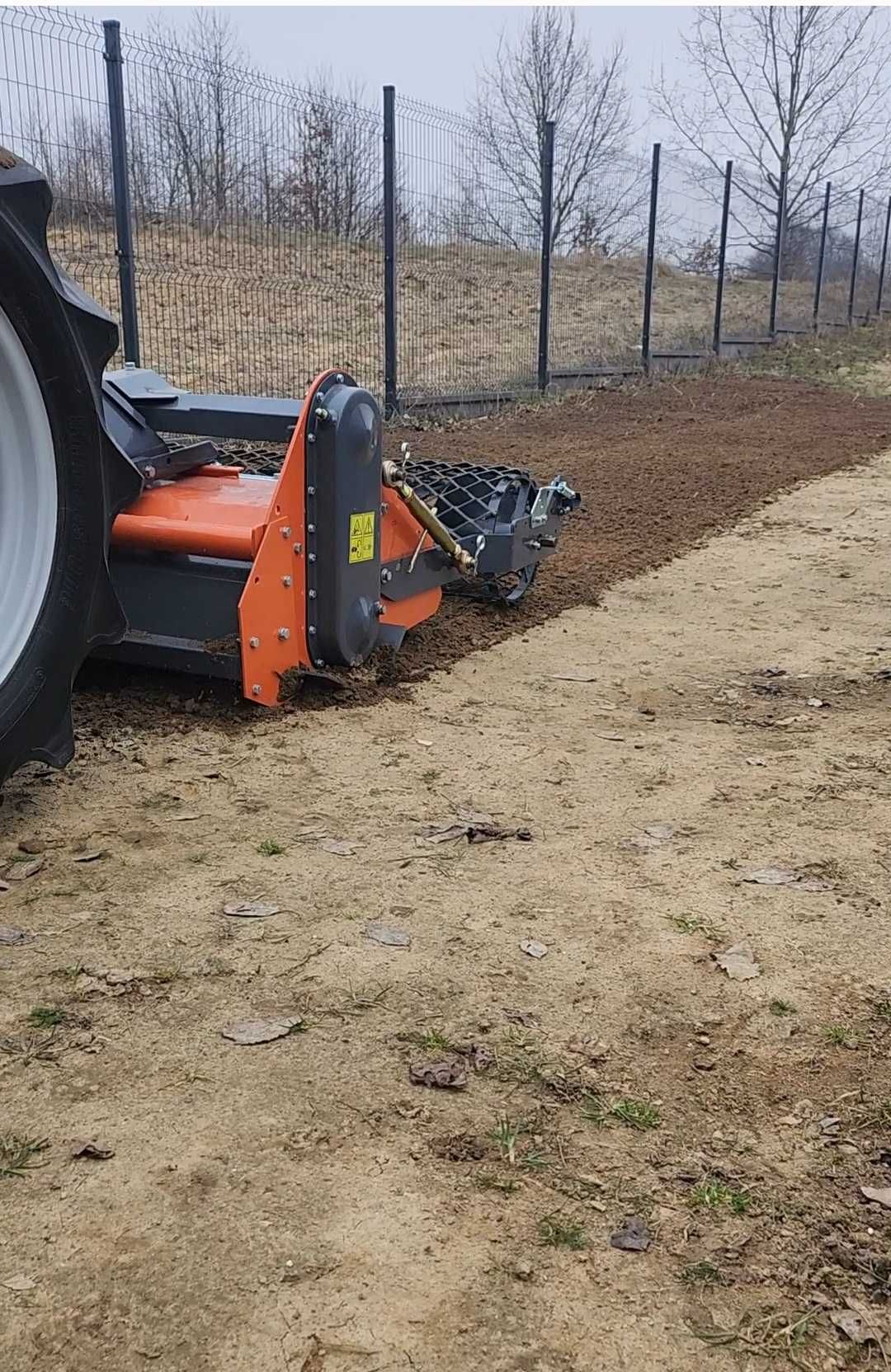 Glebogryzarka separacyjna kosiarka mulczer wynajem usługi mini traktor