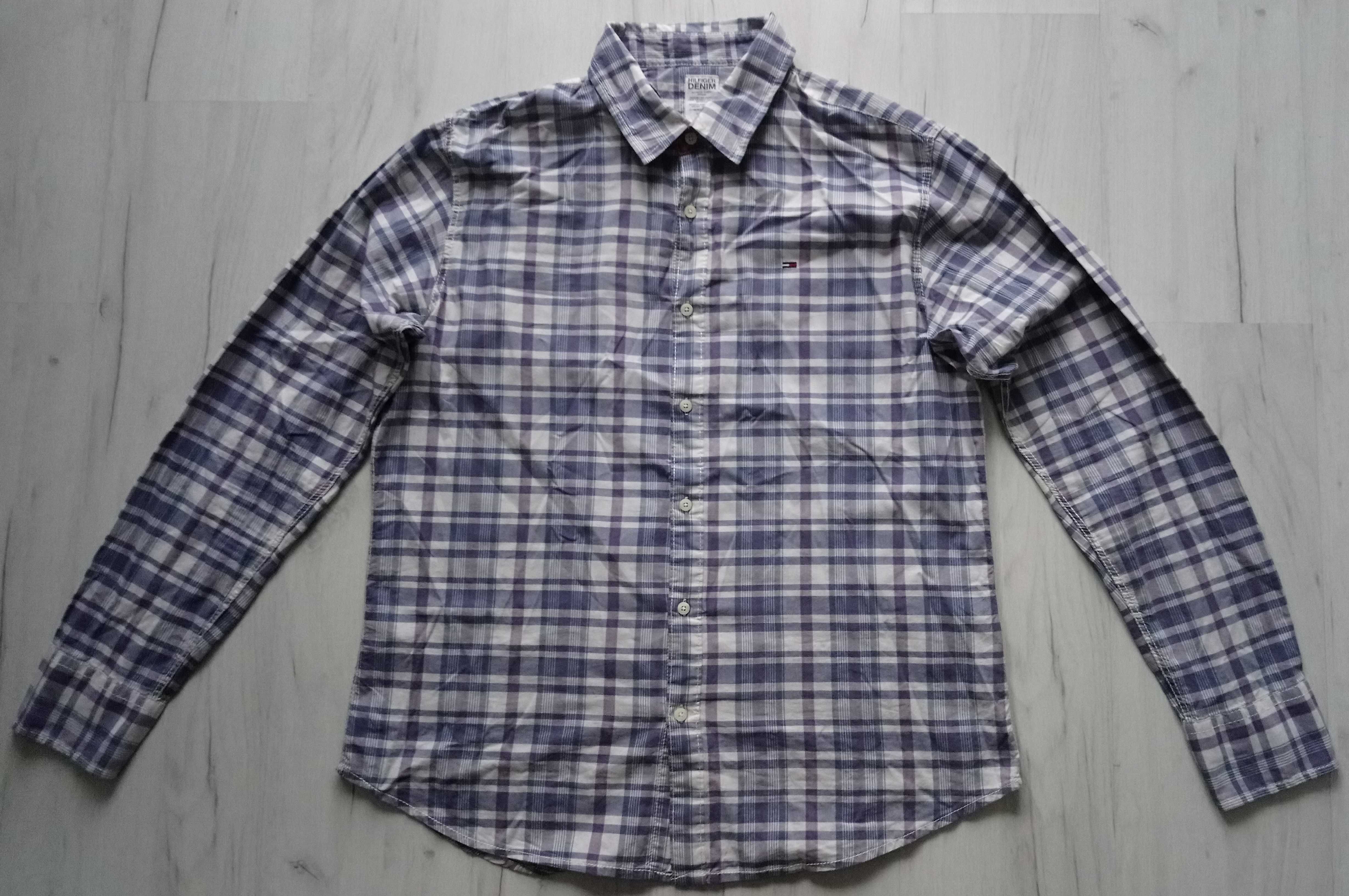 Ładna męska koszula Tommy Hilfiger rozmiar XXL kratka