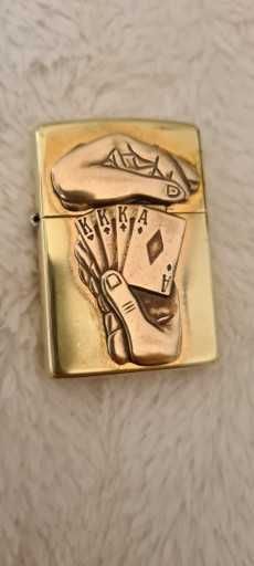 Zapalniczka ZIPPO Karty Full Brass 2000r