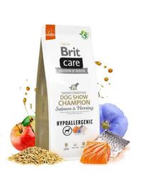 Корм для собак Brit Care Hypoallergenic Show Champion лосось/оселедець