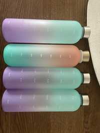 Garrafa de agua multicolor - 1 litro