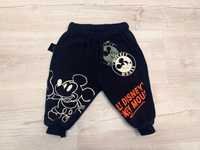 Zara r. 80 spodnie dresowe Micky Mouse myszka Miki