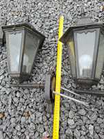 Kinkiet czarny, lampa zewnętrzna ogrodowa w stylu retro
