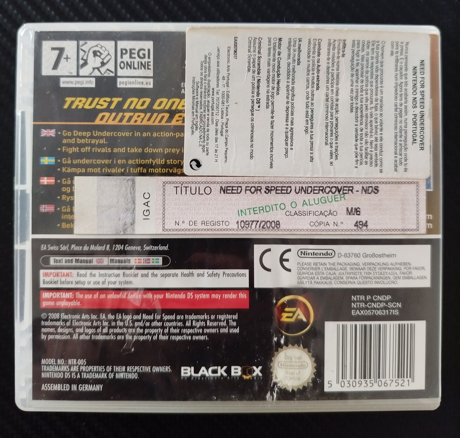 Nintendo DS - Need For Speed Undercover