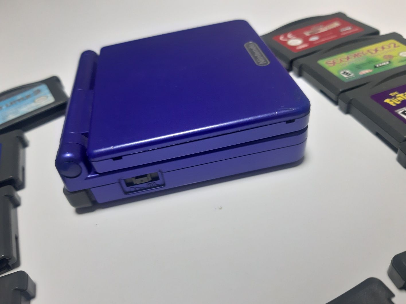 Gameboy Advance SP niebieski Blue 16 gier ładowarka lub zamiana na PS4