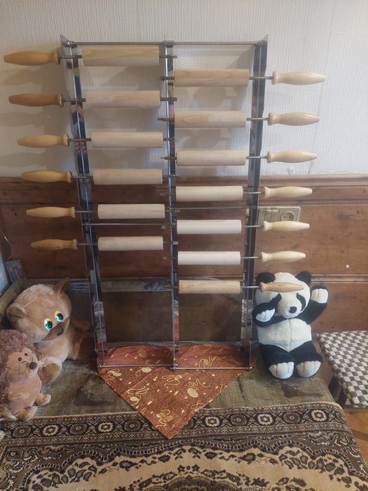 Підставка під валики шампурт для кюртошів, тридельників