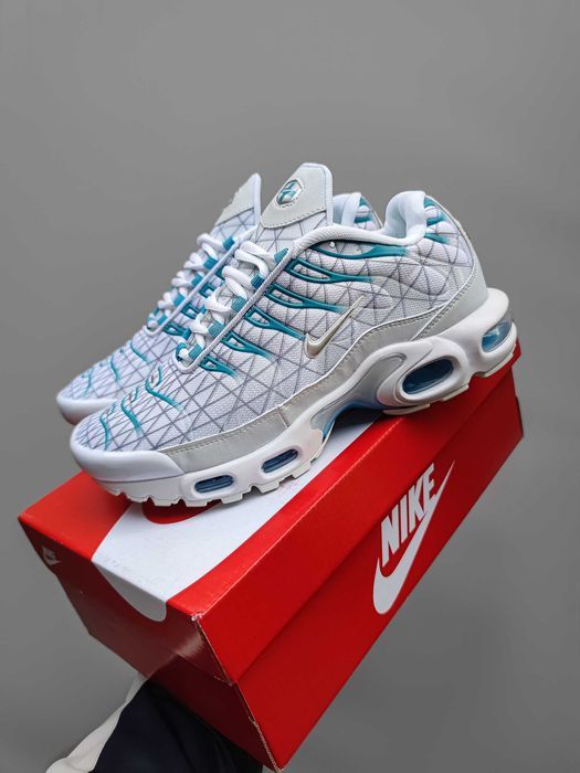 !SALE! Nike Air Max Plus TN White Blue 40 41 42 43 44 45 46 найк тн