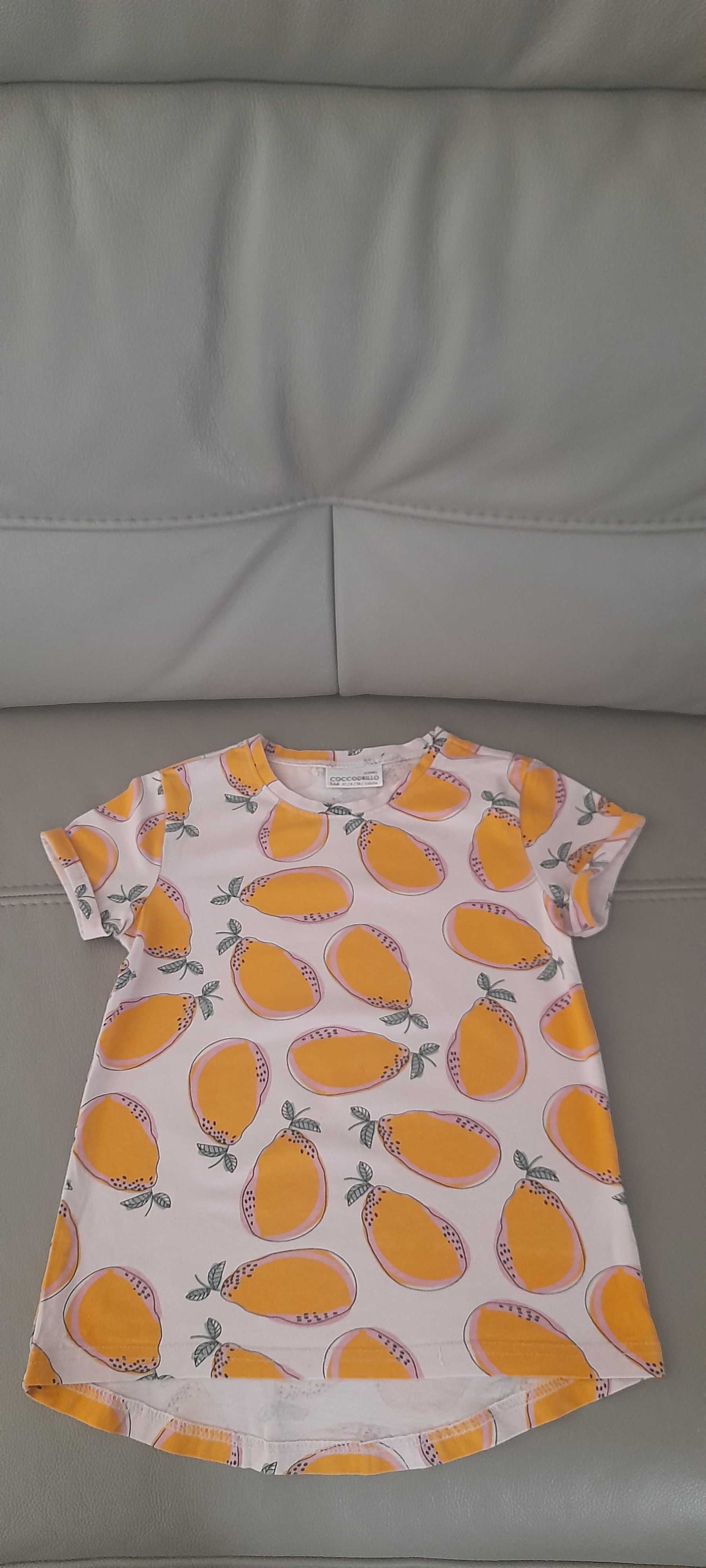 Koszulki t-shirt Coccodrillo dla dziewczynki rozm. 116 122