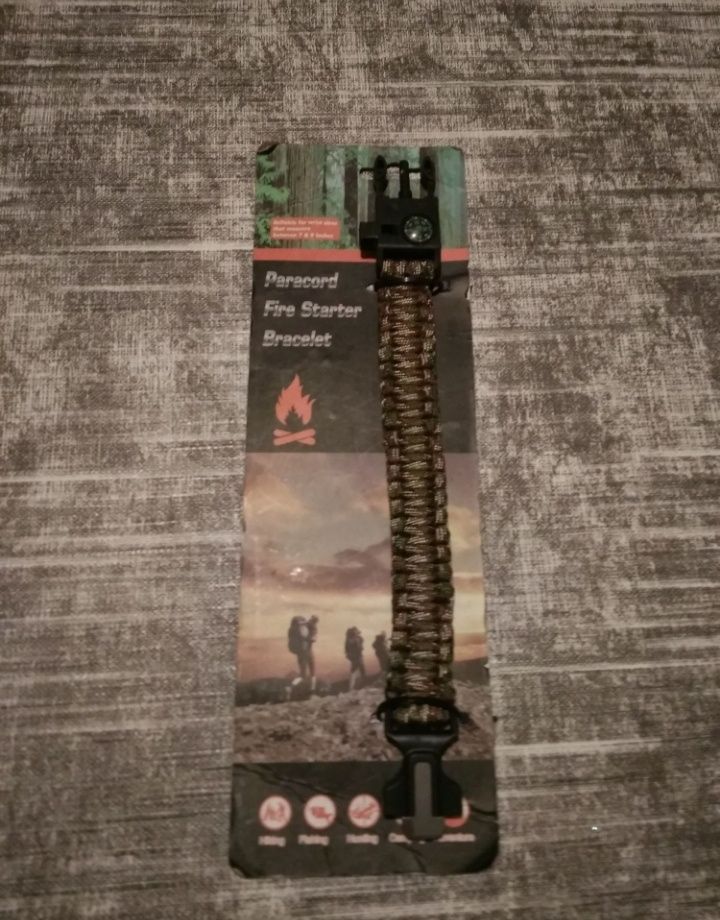 Bransoletka survivalowa Paracord