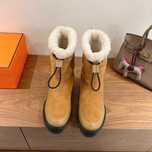 Gele Hermes laarzen buty