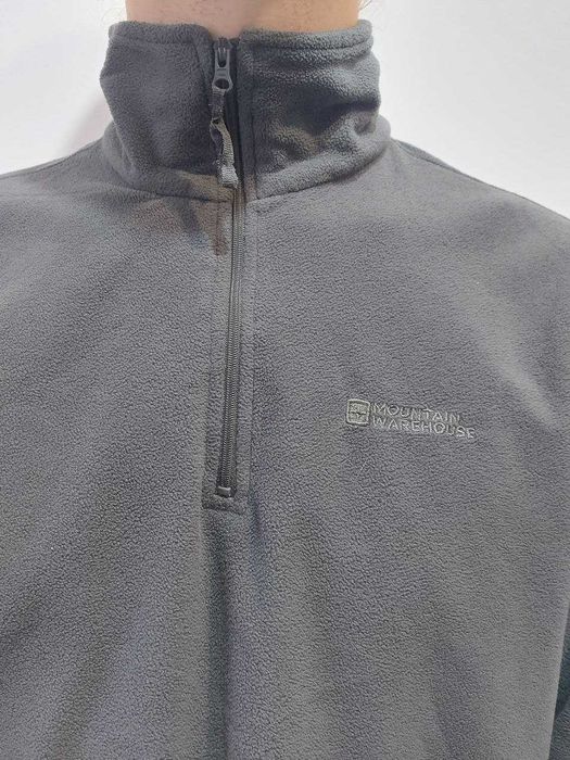 Mountain Warehouse polararowa bluza męska lekka trekkingowa szara L