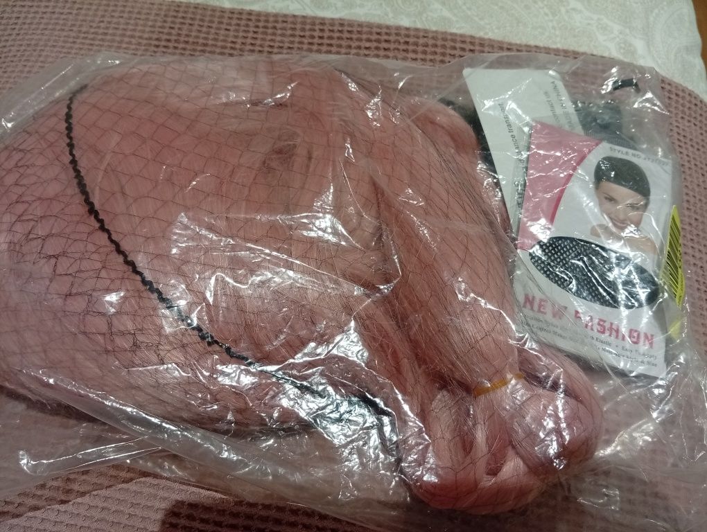 Peruca de Animação - Cor de Rosa - Nova