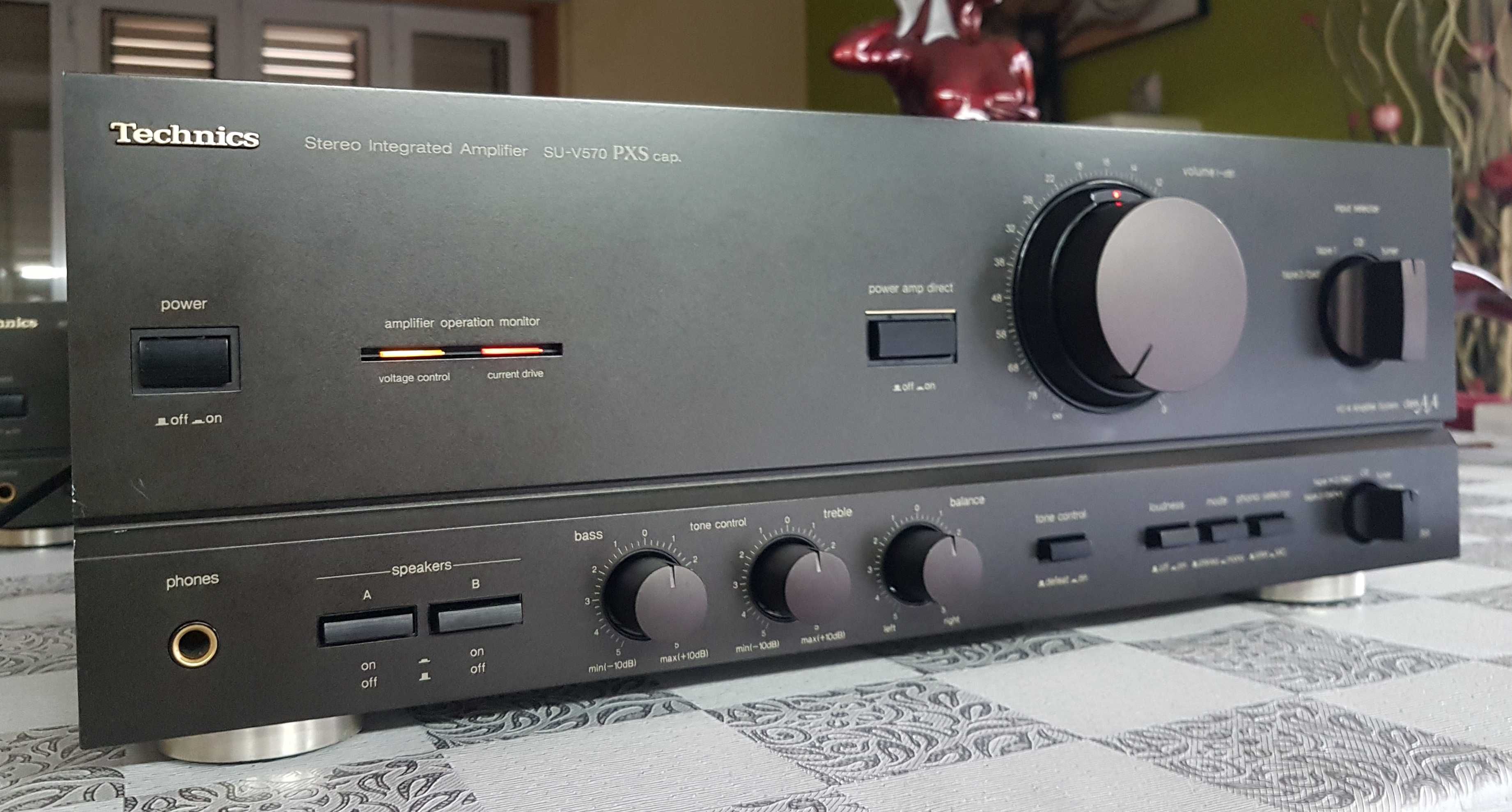 Amplificador Technics SU-V570 PXS Cap, Em Excelente Estado