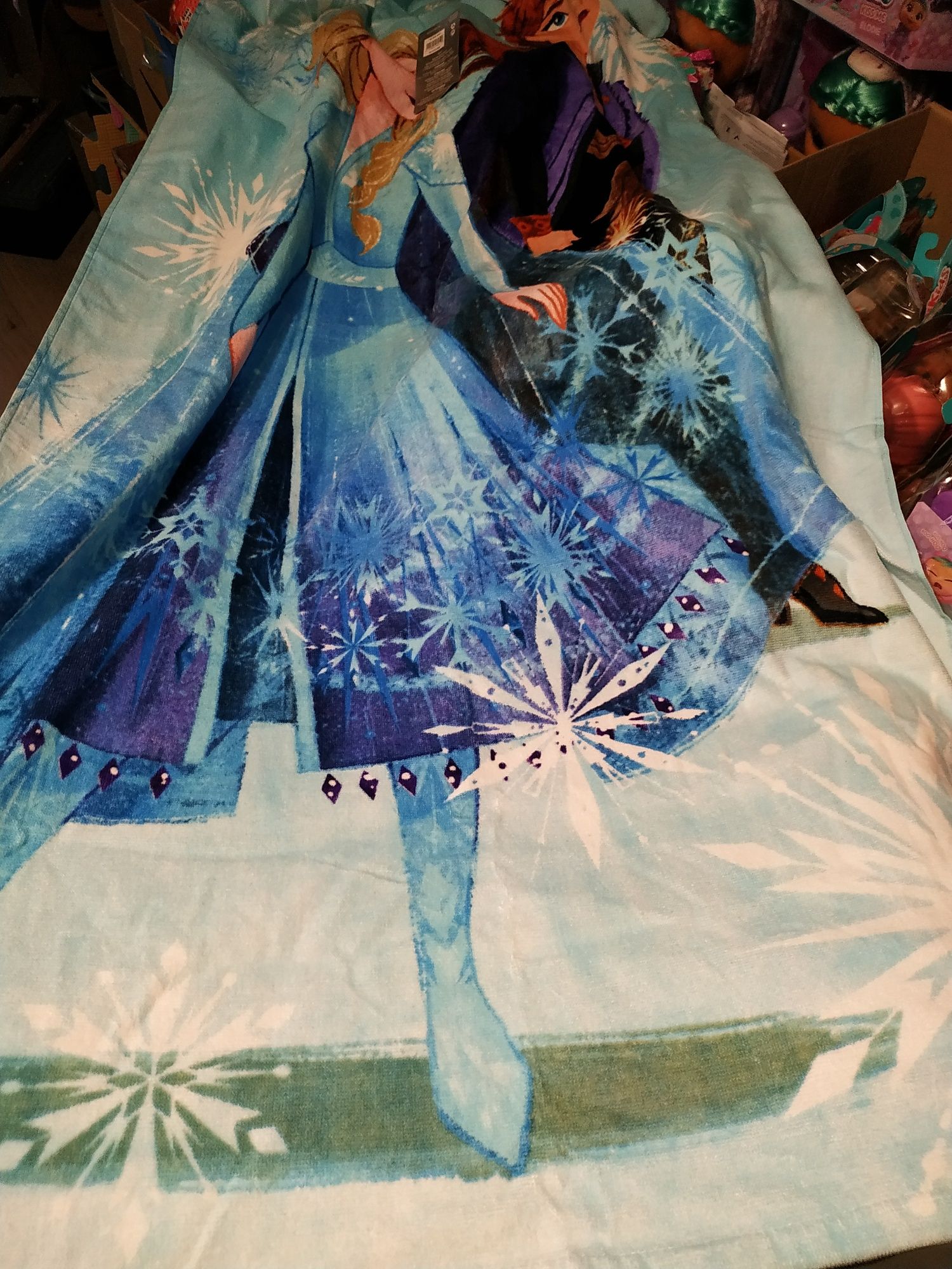 Дитячий рушник Disney Крижане серце Анна Ельза Anna Elsa 150 полотенце