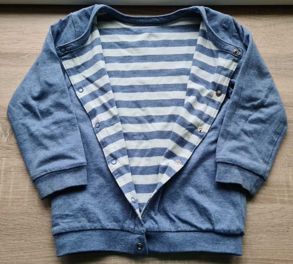 Bluza dwustronna dla chłopca, rozpinana, Kanz, rozmiar 92