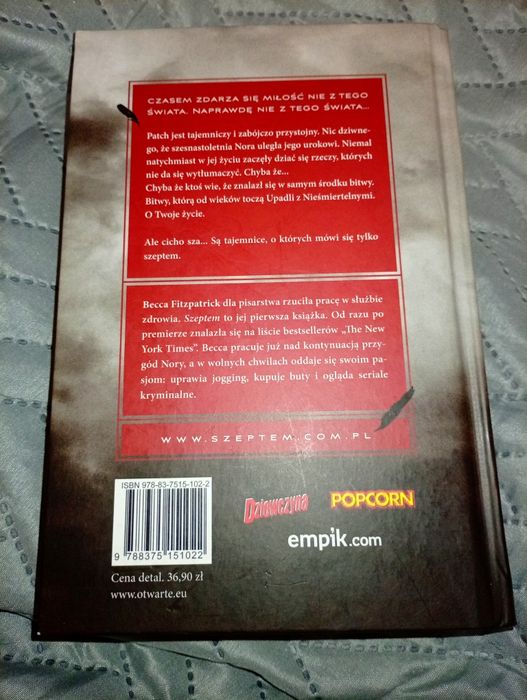 Książka Becca Fitzpatrick, Szeptem
