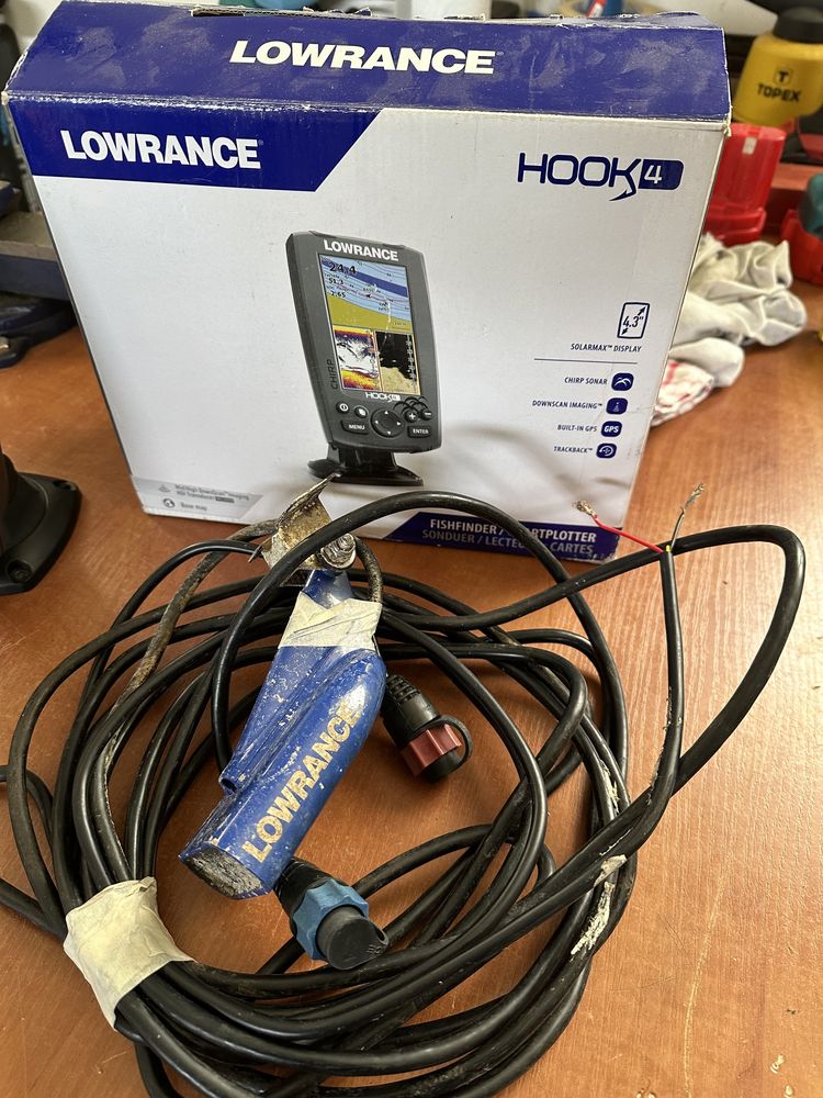 Echosonda Lowrance Hook4 Chirp sonar