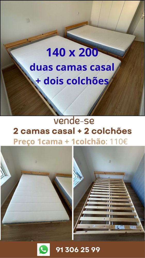 Cama com colchão