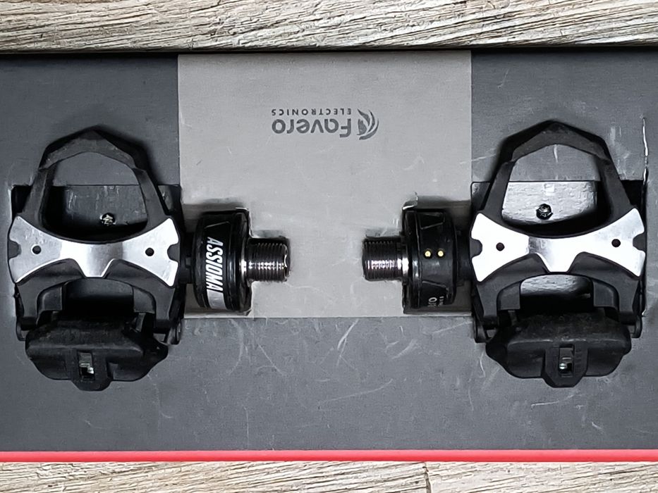 Pedały Favero Assioma DUO pomiar mocy obustronny Shimano SPD SL bloki