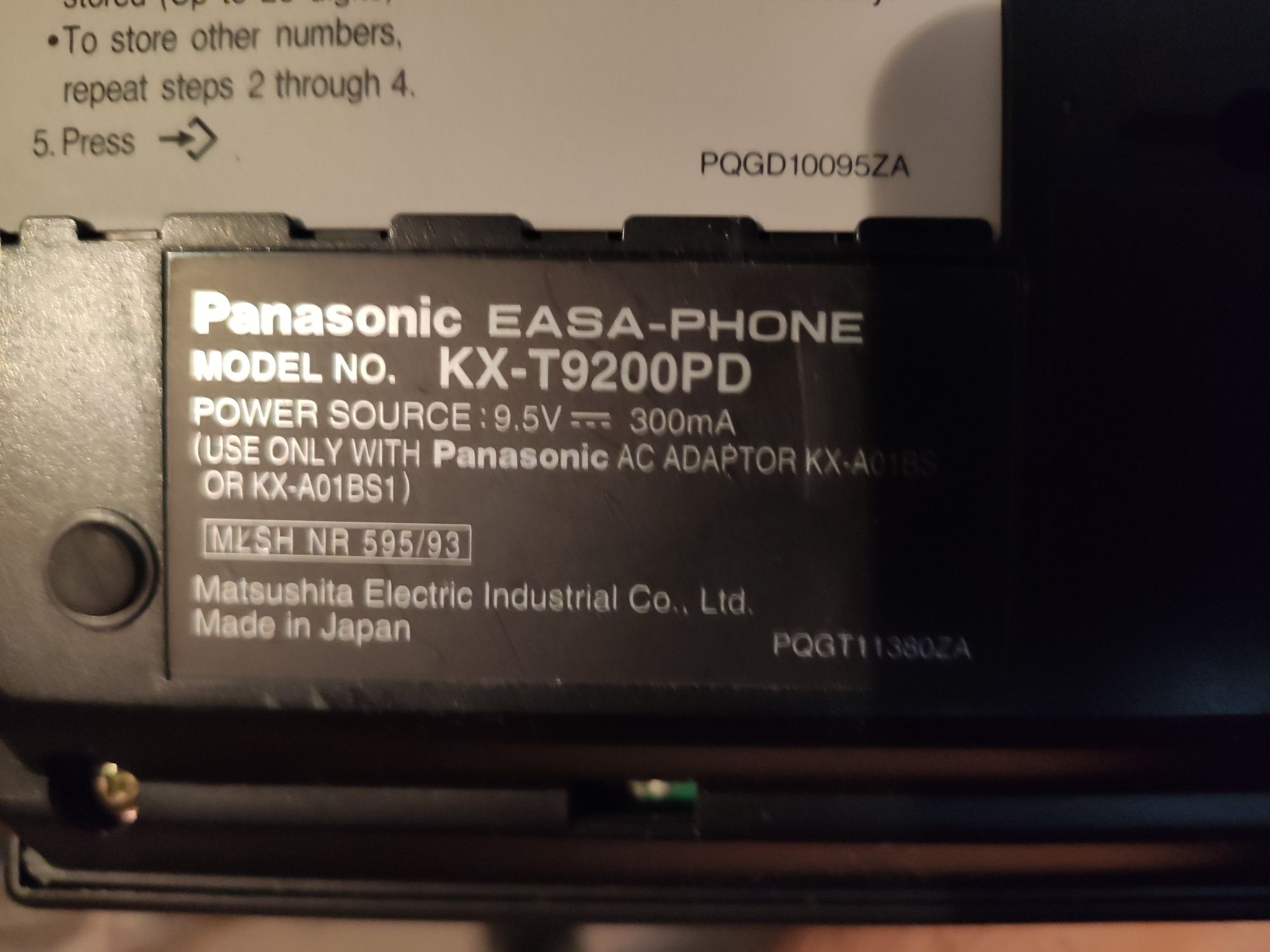 Telefon Panasonic KX-T9200PD zabytek