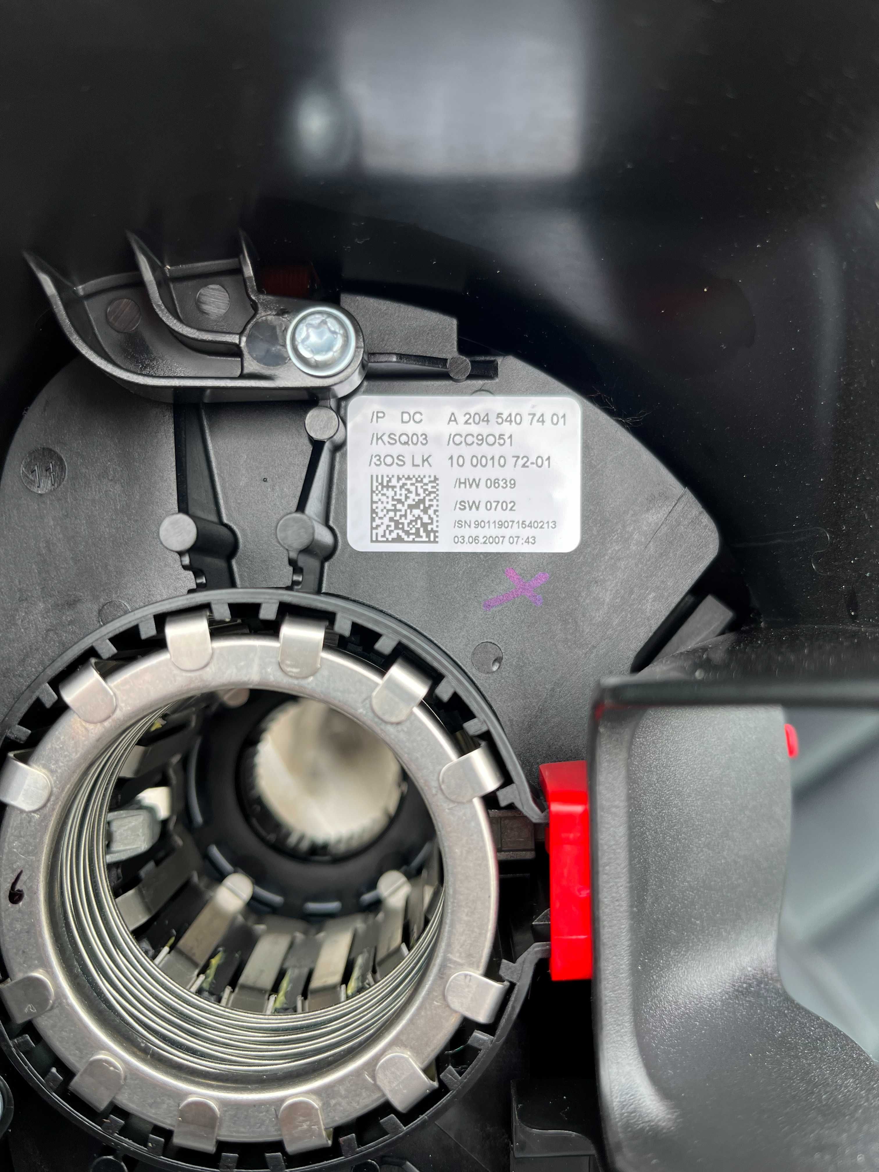 Taśma kierownicy przełącznik zespolony Mercedes C W204 A204.540.7401
