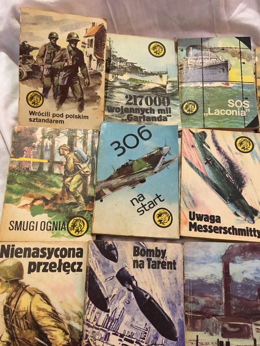 Seria z żółtym tygrysem, 1986 r, 12 szt