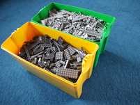 LEGO mix 1 kg. Tylko oryginalne klocki szare jasne i ciemne