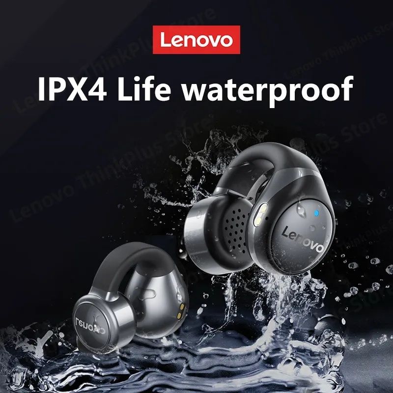 LENOVO X20 HiFi Bass słuchawki douszne Bluetooth 5.3, wodoodporne IPX4
