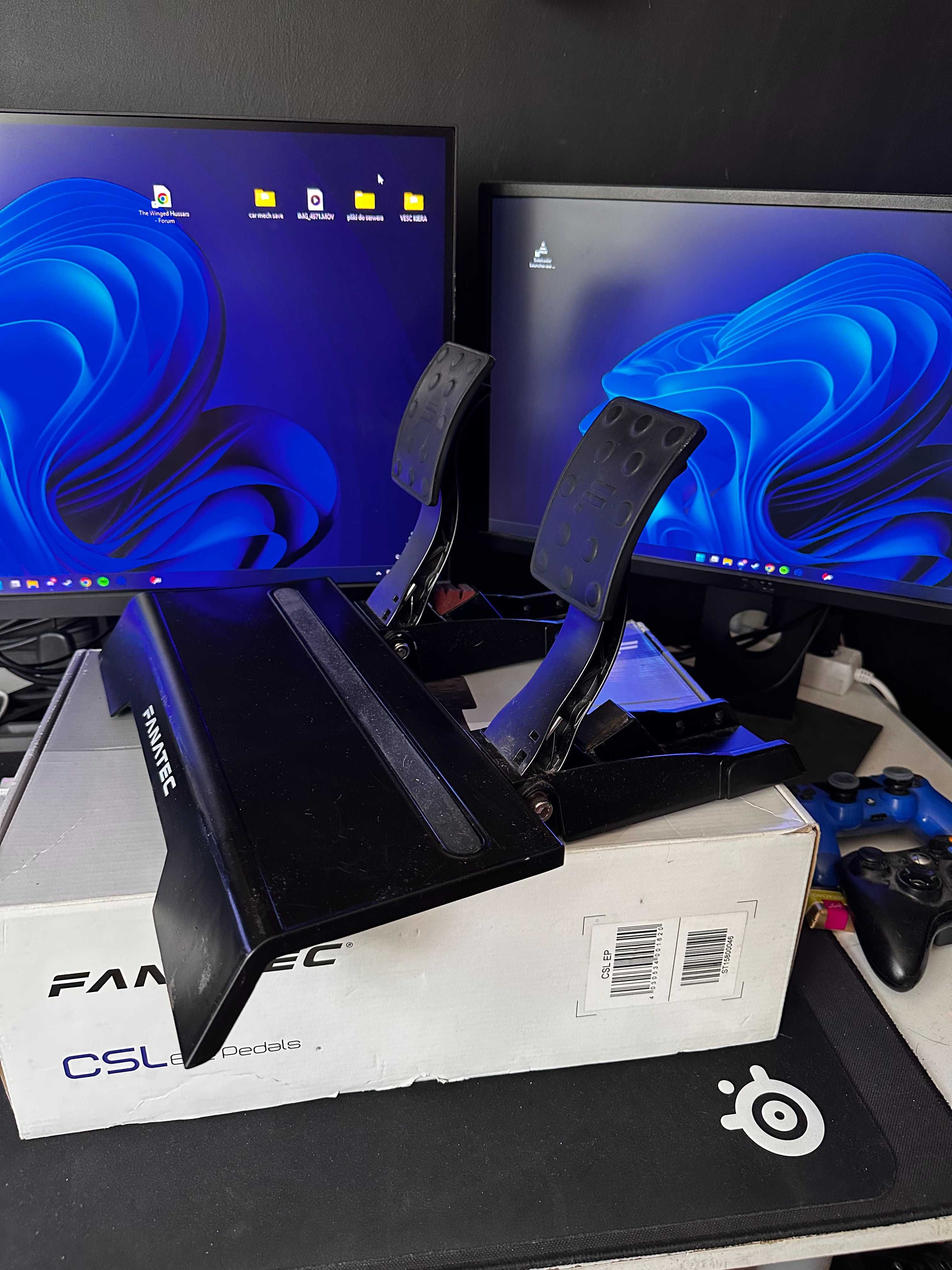 Pedały FANATEC CSL ELITE + Oryginalny Adapter USB Do Komputera